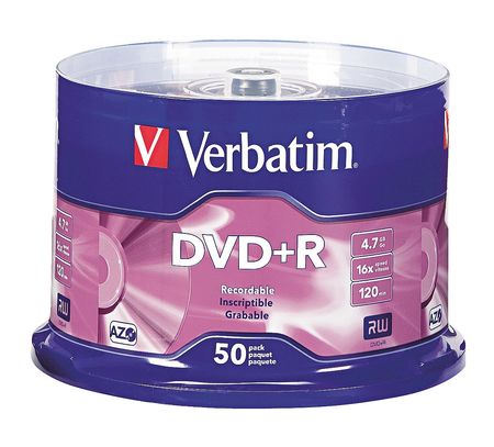 Dvd+r Disc,4.70 Gb,120 Min,16x,pk50 (1 U