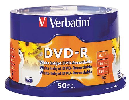 Dvd-r Disc,4.70 Gb,120 Min,16x,pk50 (1 U