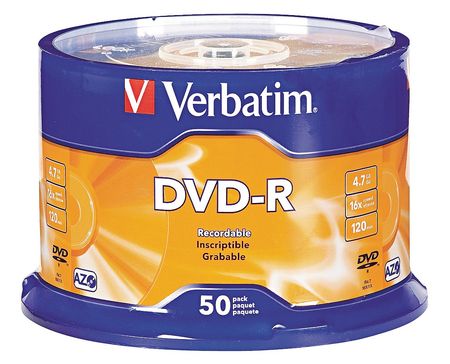 Dvd-r Disc,4.70 Gb,120 Min,16x,pk50 (1 U