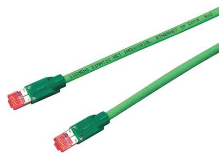 Patch Cord,cat 6a,bootless,green,3.3 Ft.