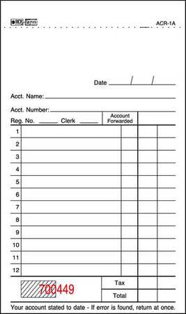 No Carbon Salesbook,2 Part,pk100 (1 Unit