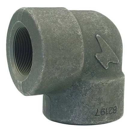 Elbow,90 Deg,forged Steel,6000,2 In.,npt