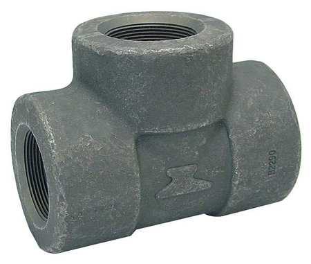 Tee,forged Steel,6000,1/2 In.,npt (20 Un