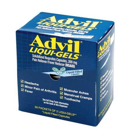 Advil Pain Relief,gel,pk100 (1 Units In