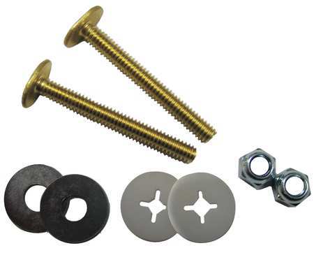 Closet Bolt Set,brass,universal Fit (1 U