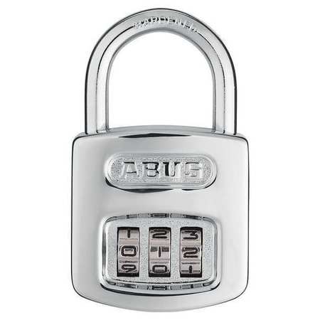 Combination Padlock,front,black/silver (