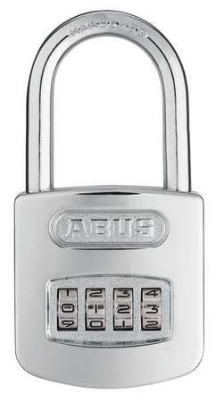 Combination Padlock,front,black/silver (