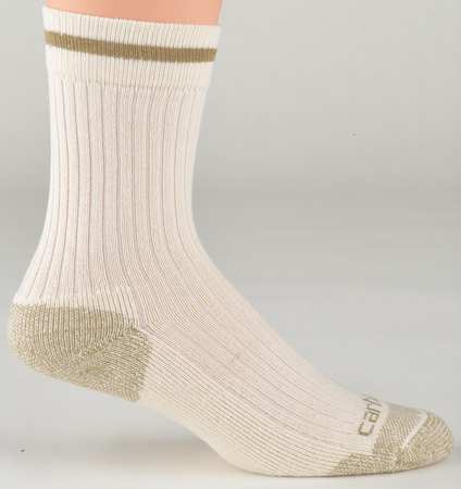 Socks,womens,crew,khaki,m,5.5-11.5,pr (1