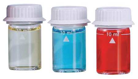 Round Plastic Vials, 10 Mm W/lid,pk12 (1