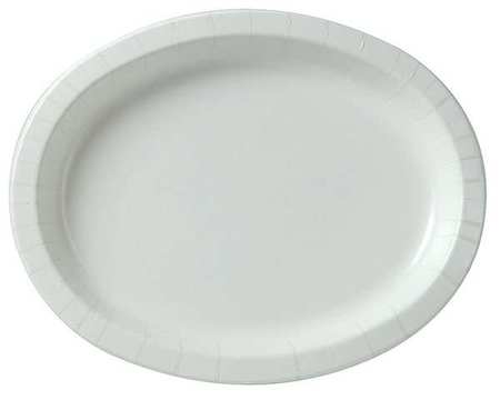 Paper,platter,oval,8-5/8x11",white,pk500