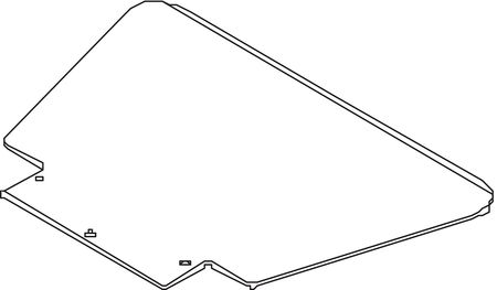 Hand Truck Noseplate,11 In. L (1 Units I