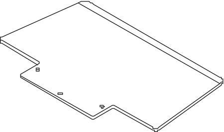 Hand Truck Noseplate,9-2/5 In. L (1 Unit