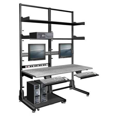 Double Frame Computer Workstation (1 Uni