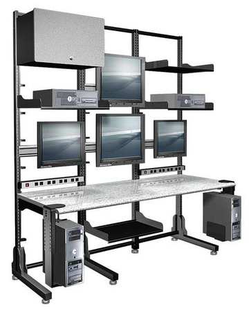 Triple Frame Computer Workstation (1 Uni