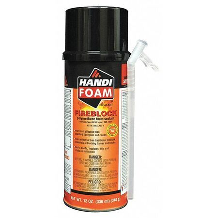 Straw Foam Sealant,12 Oz,orange,pk12 (1