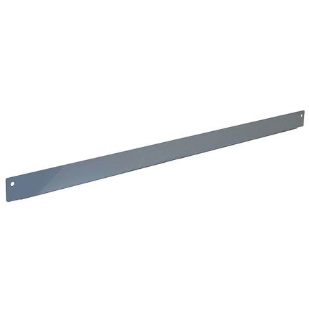 Bin Rail,60 W X 1-1/2 D X 2-5/8 H,blue (