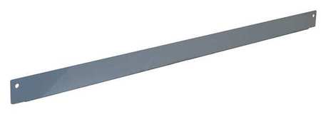 Bin Rail,72 W X 1-1/2 D X 2-5/8 H,blue (