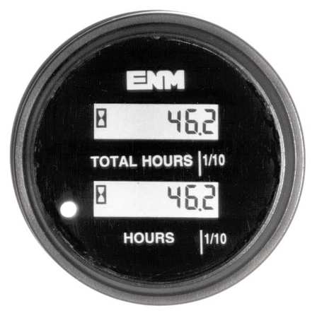 Hour Meter,lcd,80-265 Vac,flush Mount (1