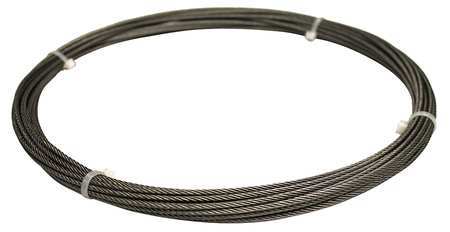 Cable,1/8 In.,25 Ft.,352 Lb Capacity (1