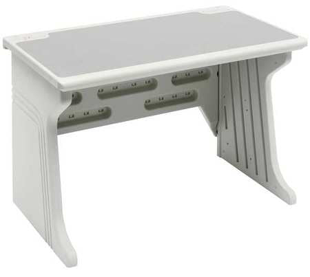 System Desk,48 X 30 X 28 In,platinum (1