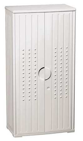 Storage Cabinet,hdpe,platinum,66 In (1 U