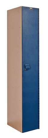 Wrdrb Lockr,solid,1 Wd,1 Tier,blue/taupe