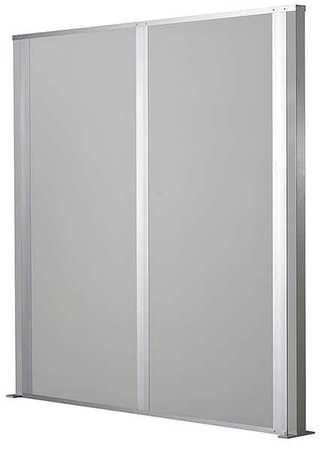 Partition,free-standing,steel,8l X 10h (