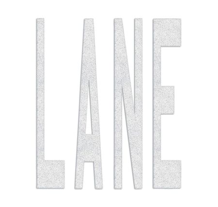 Preformed Thermoplastic,lane,90 Mil,pk4