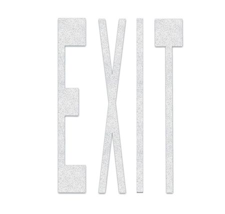 Preformed Thermoplastic,exit,90 Mil (1 U