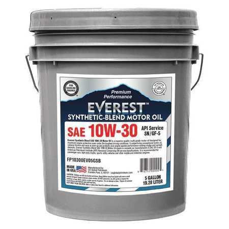 Engine Oil,10w-30,conventional,5gal (1 U