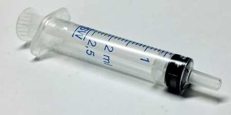 Disp Syringe,luer Slip,2.5 Ml,pk100 (1 U