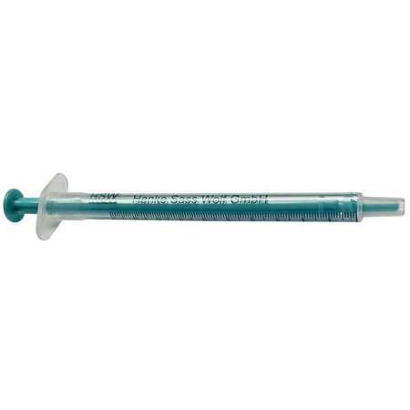 Plastic Syringe,luer Slip,1 Ml,pk100 (1