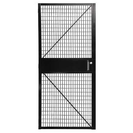 Hinged Door,34 In X 7 Ft,powder Coated (