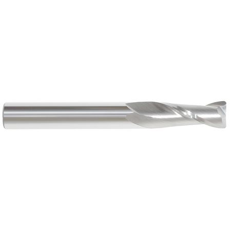 Cr End Mill,3/16",2fl,.010" Rad,bright (