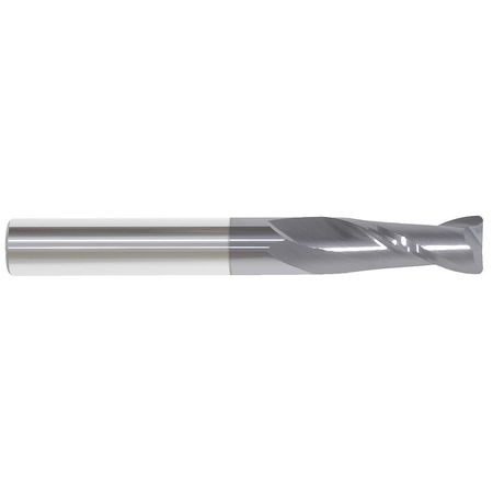 Cr End Mill, 1/8", 2fl, .010" Rad, Tialn