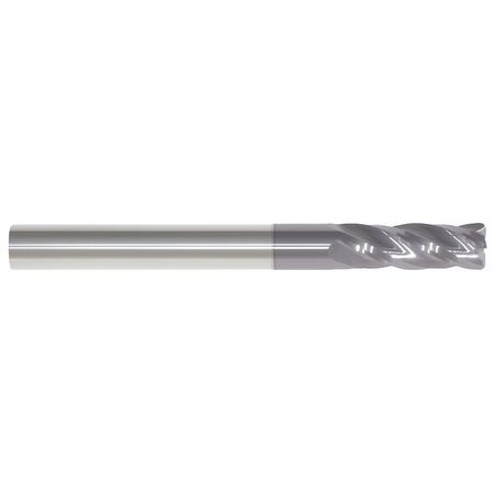 Cr End Mill, 1/8", 4fl, .005" Rad, Tialn