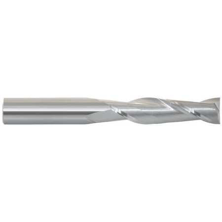 End Mill, 1/4" Dia, 1-1/2" Cut, Carbide