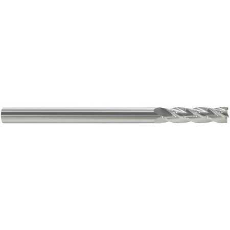 End Mill, 1/4" Dia, 1-1/2" Cut, Carbide