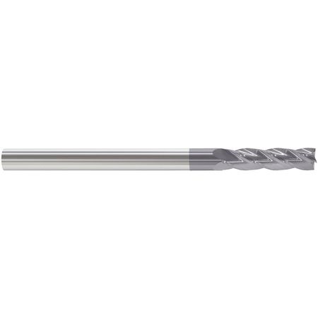 End Mill, 1/4" Dia, 1-1/2" Cut, Carbide