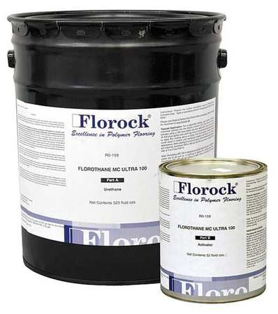 Floor Resin,mcu Urethane,4.5 Gal.,clear