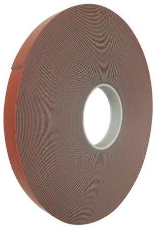 Double Sided Tape,foam,1/2 In,gray,36 Yd