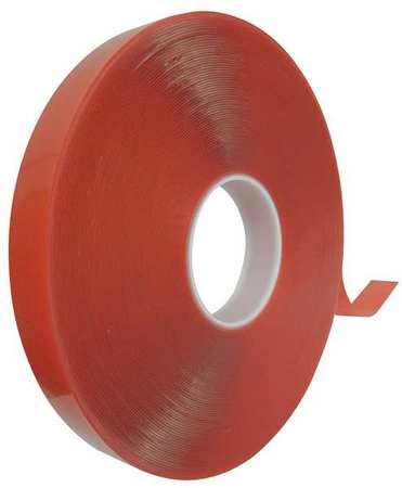 Double Sided Tape,foam,1 In,clear,36 Yd