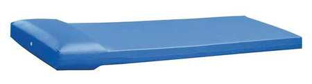 Mattress,75inl X 25inw X 4-1/2inh,blue (