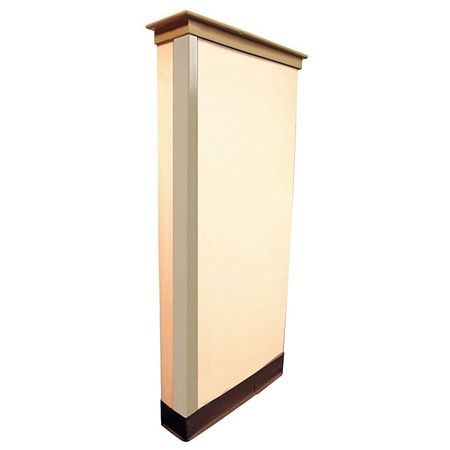 Corner Guard, 3 In, Beige, Pvc (1 Units