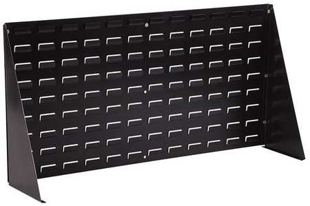 Louvered Bench Rack,18" Overall H,0 Bins