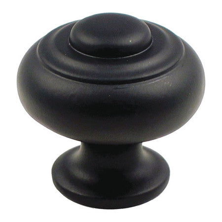 Cabinet Knob Oil Rubbed Brnz 1-1/8" (1 U