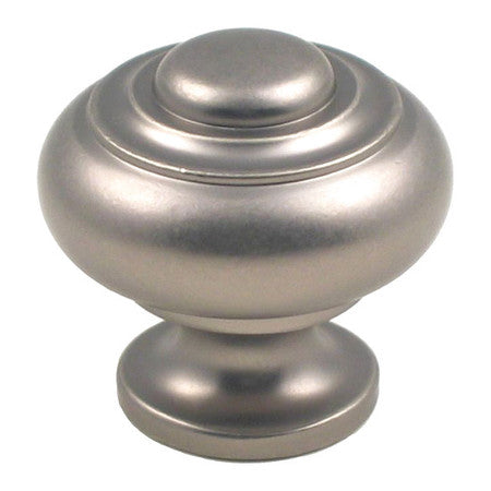 Cabinet Knob Satin Nickel 1-1/8" (1 Unit