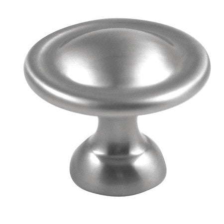 Cabinet Knob Satin Nickel 1-1/8" (1 Unit