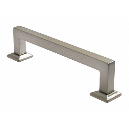 Modern Sq Cabinet Pull Satin Nickel 5" (