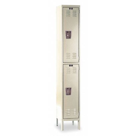 Wrdrb Lockr,lvrd,1 Wide, 2 Tier,tan (2 U